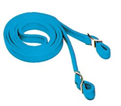7 1/2′ NYLON GAME REINS, DOUBLE-PLY WITH CONWAY BUCKLES, nylon, game, reins, Triple E Manufacturing