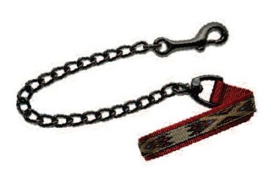 Premium 1" Nylon 6' Lead w/20" Steel Gray Chain & Overlay, chain, overlay, nylon, lead, Triple E Manufacturing