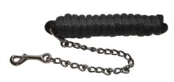 9' Poly Rope Lead with Durable Steel Gray Malleable Iron 20" Chain, 9' lead, Triple E Manufacturing