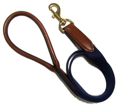 Leather Handle Dog Leash