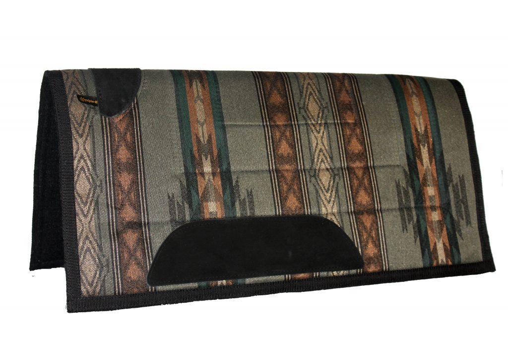 Contoured Southwest Round Skirt Saddle Pad, 28" x 32" Horse Tack