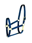 POLY-WEB 1″ DOUBLE-PLY HALTER W/SNAP & BRASS-PLATED HARDWARE, poly, web, double, ply, halter, Triple E Manufacturing