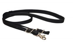 7 1/2' Nylon 1" Game Reins with 24" Rubber Grip Handhold