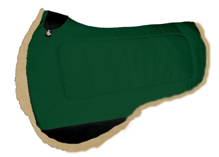 Contoured Cordura Round Skirt Pad w/ Wool Bottom, 28" x 32"
