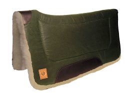 Contoured Wax Rugged Ride Square Pad w/ Wool Bottom, 30" x 30"