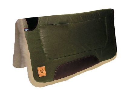 Wax Rugged Ride Trail Pad w/ Wool Bottom, 32" x 32"