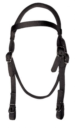Brow Band Headstall with Buckle Ends