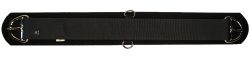 Triple E Manufacturing Poly Web Neoprene Girth w/ Nickel-Plated Double-Bar Buckles & D-Rings