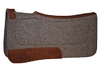 Contoured 100% Wool Felt Pad w/Comfort Grip Panels, 32" x 32" x 1/2"