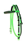 Padded Race Headstall with Overlay