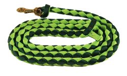 1/2″ X 6′ BRAIDED NYLON MINI LEAD WITH 3/4″ MALLEABLE IRON SNAP, braided, nylon, mini, lead, Triple E Manufacturing