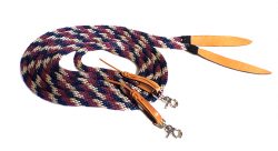 7′ POLY ROPE SPLIT REINS, poly, rope, split, reins, Triple E Manufacturing