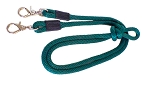 10' Trail Rein with Scissor Snaps, 5/8" Poly Rope