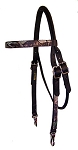 Realtree Browband Headstall with Snaps
