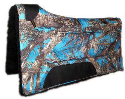 CAMOUFLAGE CONTOURED SADDLE PAD, SQUARE, 30″ X 30″, camouflage, contoured, saddle, pad, square, Triple E Manufacturing