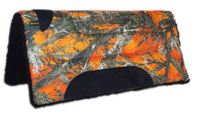 CAMOUFLAGE PONY TRAIL SADDLE PAD, SQUARE 26″ X 26″, camouflage, pony, trail, saddle, pad, square, Triple E Manufacturing