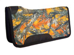 CAMOUFLAGE CONTOURED FULL COMFORT GRIP SADDLE PAD, 32″ X 32″, camouflage, contoured, full, comfort, grip, saddle, pad, Triple E Manufacturing