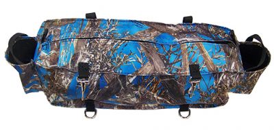 CAMOUFLAGE DELUXE CANTLE BAG, deluxe, cantle, bag, Triple E Manufacturing