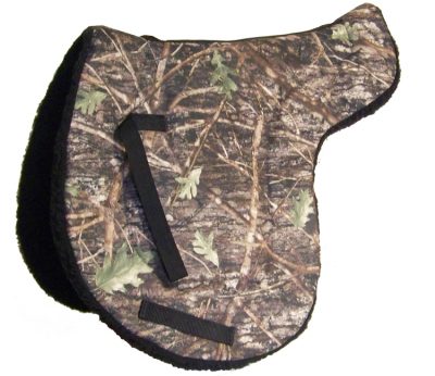 Camouflage English All Purpose Fleece Back Pad, english, all purpose, saddle pad, Triple E Manufacturing