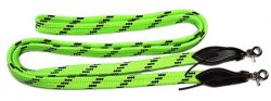 7/8″ X 8′ SOFT TOUCH FLAT BRAID TRAIL REIN W/ SLOBBER STRAPS & SNAPS, reins, soft braid, trail, Triple E Manufacturing