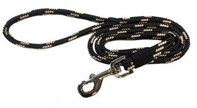 4′ DOG LEASH, 5/8″ SOFT TOUCH FLAT BRAID W/ NICKEL PLATED SNAP, dog leash, soft braid, soft touch, Triple E Manufacturing