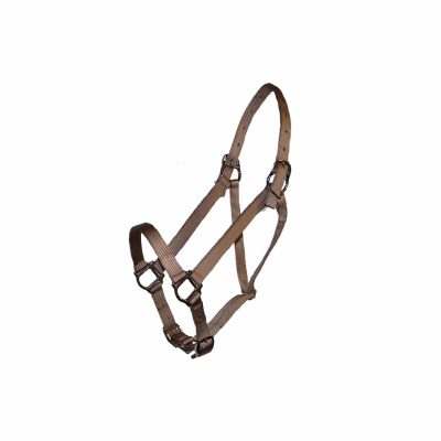 Parker Adjustable Halter, squares, snaps, Triple E Manufacturing