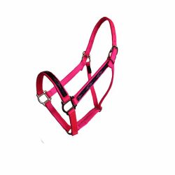 Parker Overlay Halter with squares no snap, Triple E Manufacturing, nylon