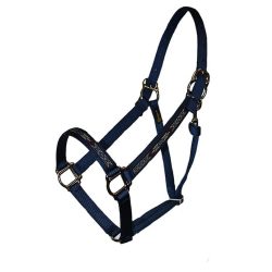 Parker Overlay Halter with Squares and Snap, Triple E Manufacturing