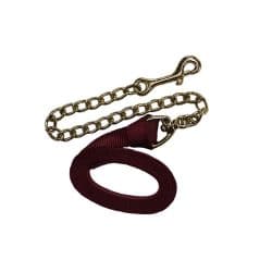 nylon lead w/ 20" bronze chain, 20 bronze chain, nylon, lead, Triple E Manufacturing