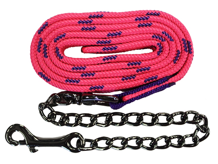 Soft Braid Lead with Chain, lead, chain, flat braid, Triple E Manufacturing