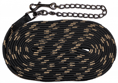 30' Soft Touch Flat Braid Lunge Line w/ SG Chain