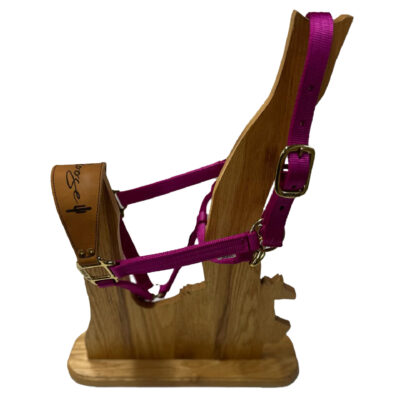 Bronc Halter with Leather Nose and Snap  Malleable Iron Hardware